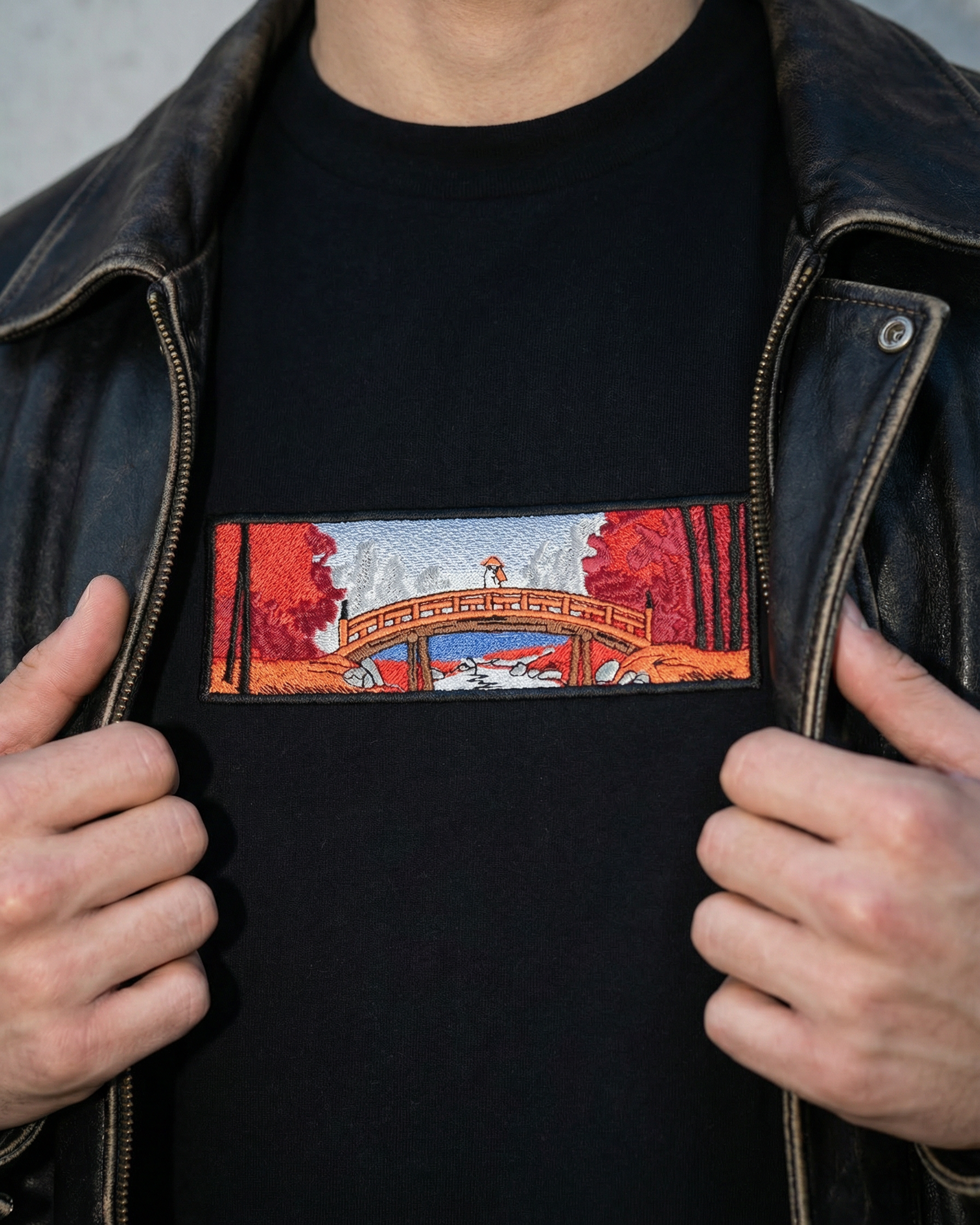 Autumn Arch - T-shirt Siyah
