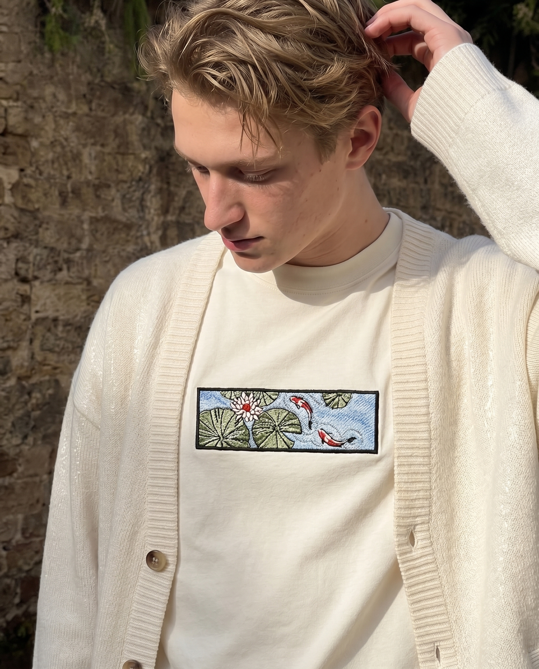 Pure Koi - T-shirt Off-White